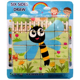 Wooden 16-Piece Cube Puzzle (One Random Design Shipped)